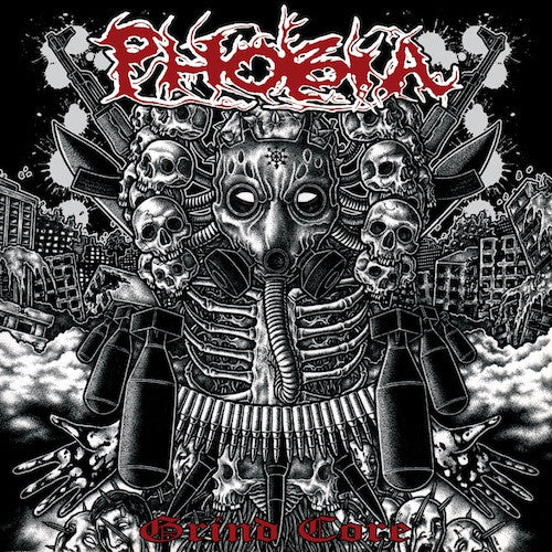 Phobia ‎– Grind Core 7" (Brown Vinyl) - Grindpromotion Records