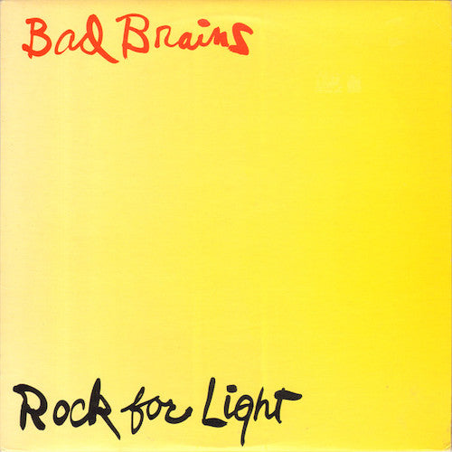 Bad Brains ‎– Rock For Light LP - Grindpromotion Records