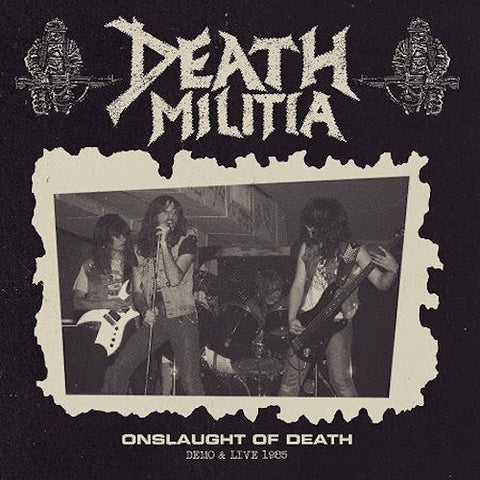 Death Militia – Onslaught Of Death – Demo & Live 1985 LP+CD