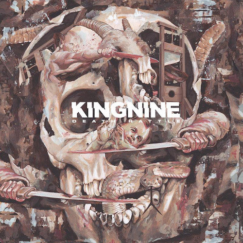 King Nine ‎– Death Rattle LP (Piss Splatter Vinyl) - Grindpromotion Records