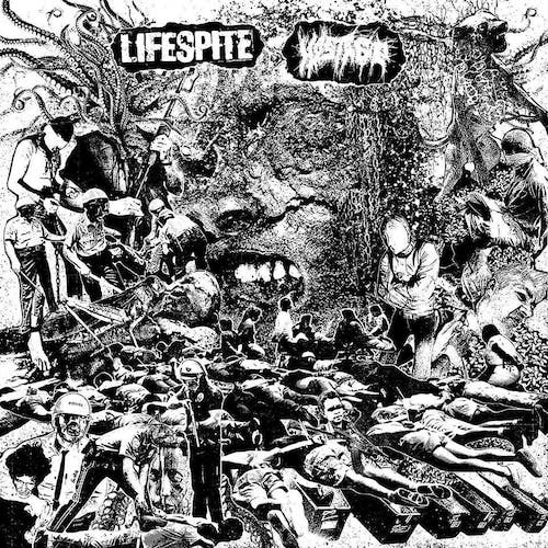 Lifespite / Hostage - Lifespite / Hostage LP - Grindpromotion Records