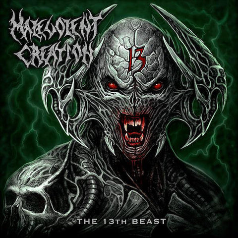 Malevolent Creation ‎– The 13th Beast LP (Neon Yellow Vinyl)