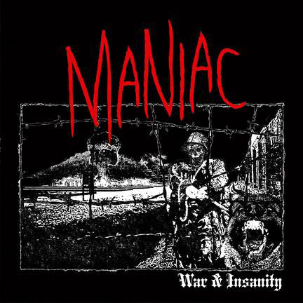 Maniac ‎– War & Insanity LP (Clear Vinyl) - Grindpromotion Records