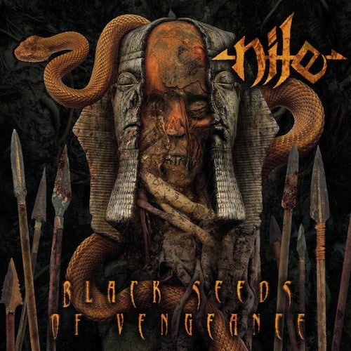 Nile ‎– Black Seeds Of Vengeance LP (Brown / Orange Merge Vinyl) - Grindpromotion Records