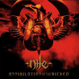 Nile ‎– Annihilation Of The Wicked 2XLP (12" Red / Gold Merge  Vinyl + 12" Single Sided, Etched, Red / Gold Merge Vinyl) - Grindpromotion Records