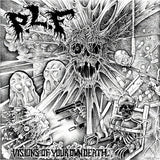 In Disgust / P.L.F.* ‎– Pray For Death / Visions Of Your Own Death LP
