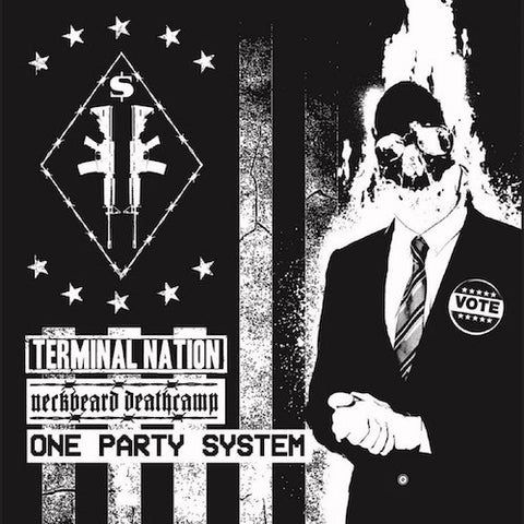 Terminal Nation /  Neckbeard Deathcamp - One Party System 7”
