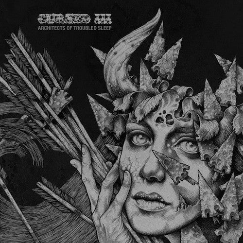 Cursed ‎– III - Architects Of Troubled Sleep LP (Black / White Vinyl) - Grindpromotion Records