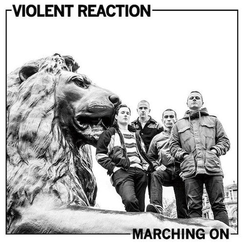 Violent Reaction ‎– Marching On LP (Green Translucent Vinyl) - Grindpromotion Records